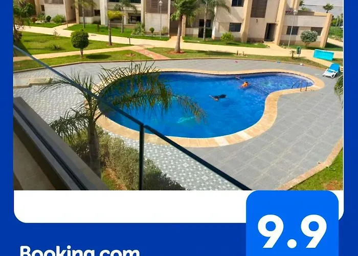 Appartement de LUXE Marina SAIDIA avec vue sur PISCINE Résidence TAMARIS